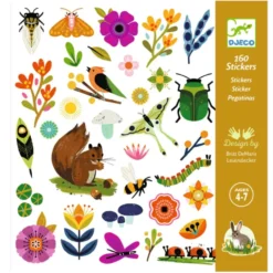 Sticker – Gartenleben, 160 Stück