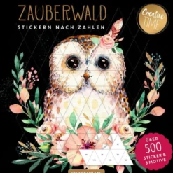 Stickern nach Zahlen - Zauberwald