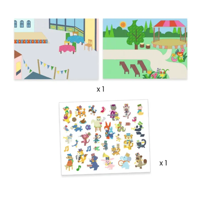 Sticker-Spiel - Die große Parade