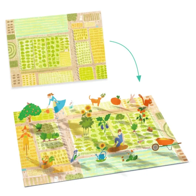 Sticker-Spiel 3D - Landleben