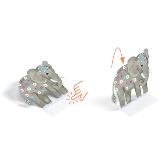 Sticker-Spiel 3D - Tiere