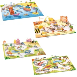 Sticker-Spiel 3D - Transport