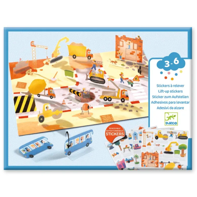 Sticker-Spiel 3D - Transport