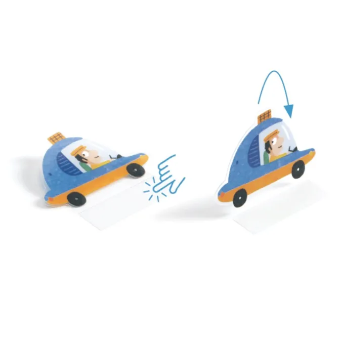 Sticker-Spiel 3D - Transport