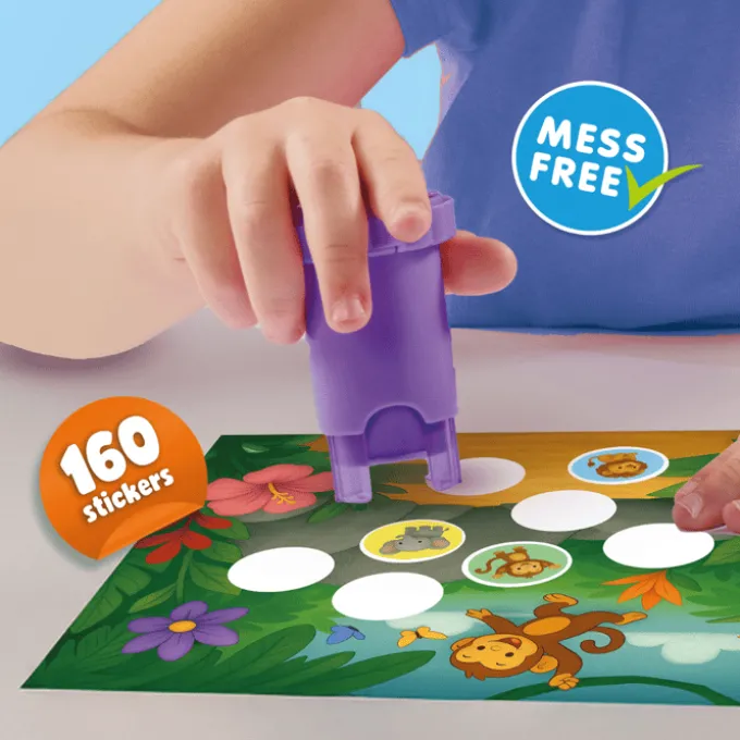 Sticker-Stempel – Dschungeltiere