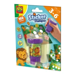 Sticker-Stempel – Dschungeltiere