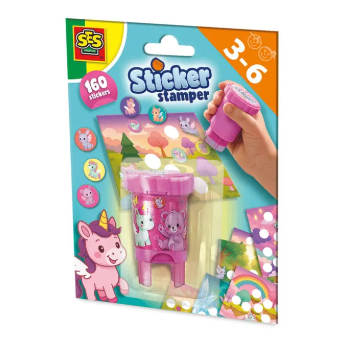 Sticker-Stempel – Fantasietiere
