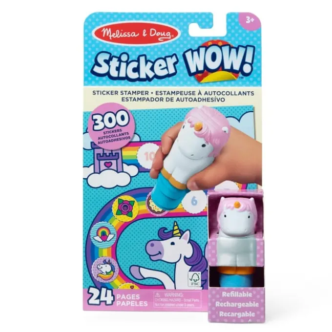 Sticker WOW! Stickerstempel Set - Einhorn