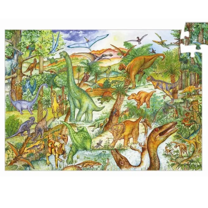 Suchpuzzle mit 100 Teilen – Dinosaurier