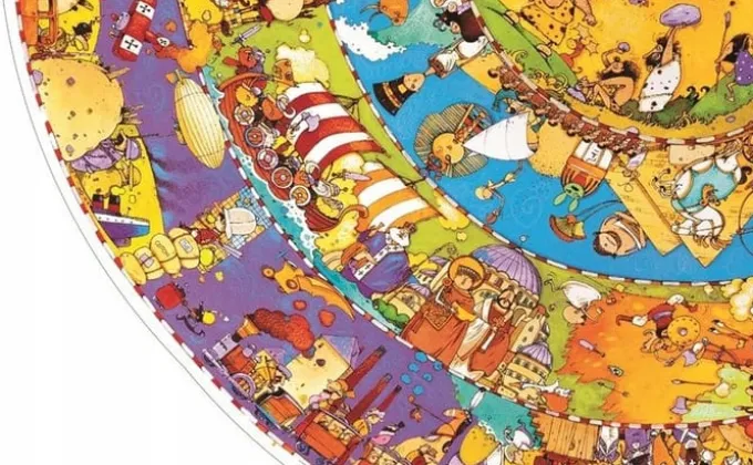 Suchpuzzle mit 350 Teilen – Weltgeschichte