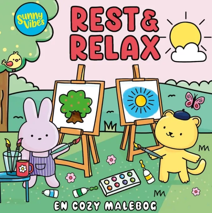 Sunny Vibes Malbuch - Rest & Relax