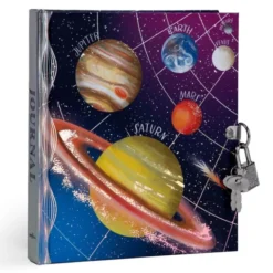 Tagebuch mit Schloss - Weltraumabenteuer