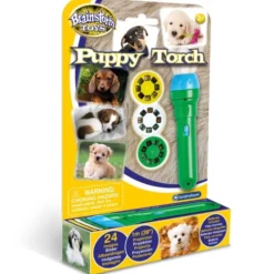 Taschenlampe mit Dias - Hundewelpen