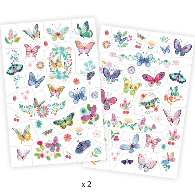 Tattoo, Glitzer – Schmetterlinge