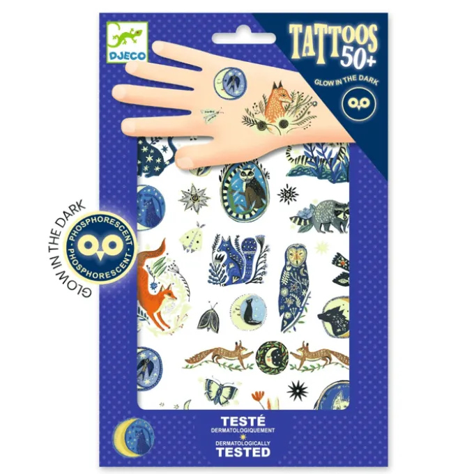 Tattoo, Leuchtend im Dunkeln - Nacht