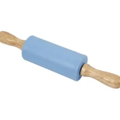 Teigrolle aus Holz und Silikon