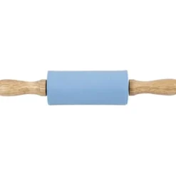 Teigrolle aus Holz und Silikon