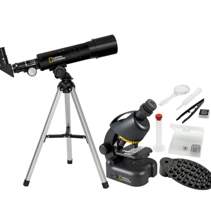 Teleskop & Mikroskop Set mit Zubehör