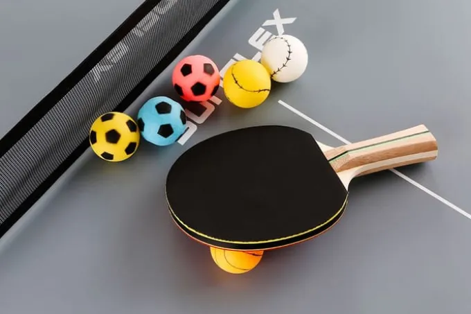 Tischtennisball Sport, 6 Stk. - Ø 4 cm