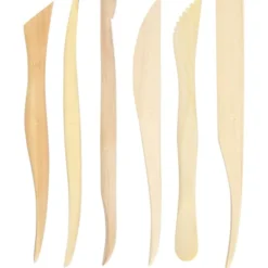 Töpferwerkzeuge aus Holz - 6 Stk.