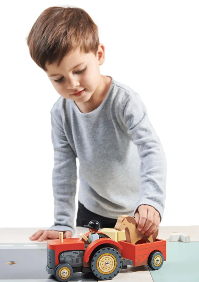 Traktor mit Anhänger