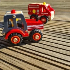 Traktor mit Gummirädern