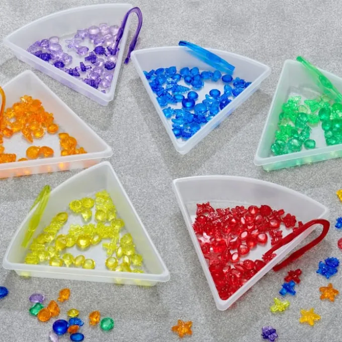 Transparente Sortierfächer, 6 Stk.