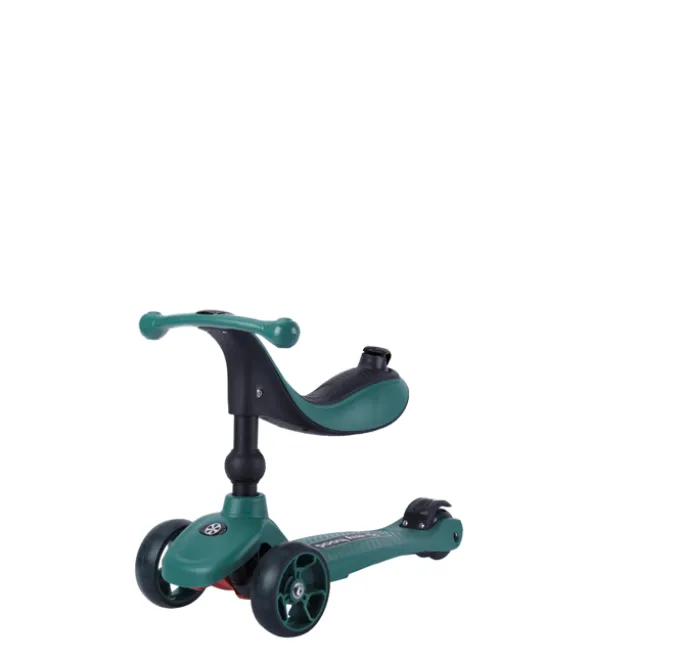 Tretroller / Laufradkombi - Kick'n'Ride, grün