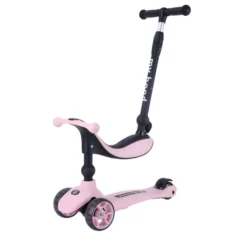 Tretroller / Laufradkombi - Kick'n'Ride, rosa