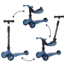 Tretroller / Laufradkombi - Kick'n'Ride, blau