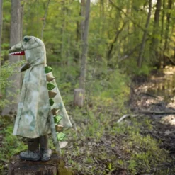 T-Rex - Umhang mit Klauen, grün - Gr. 4-6 J.