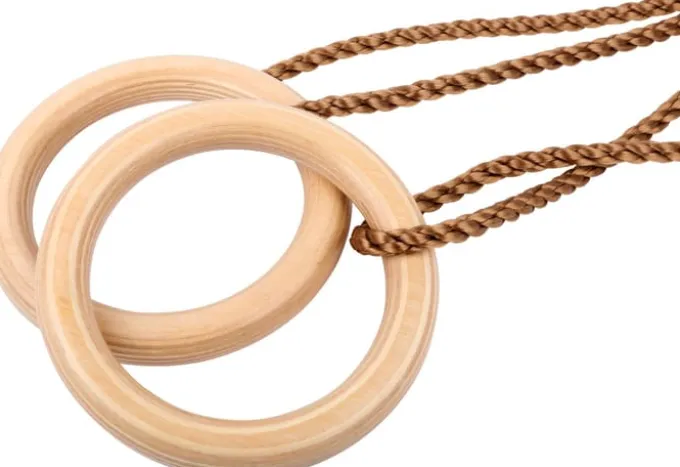 Turnringe aus Holz - Ø18 cm