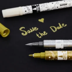 Twin Marker - Gold/Silber/Weiß, 3 Stk