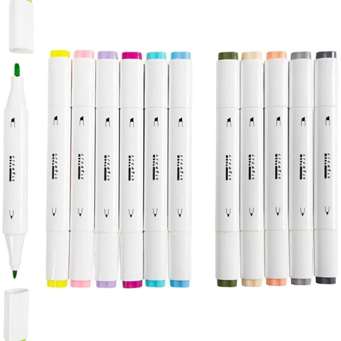 Twin Markers - Pastell, 48 Farben