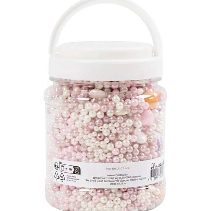 Wachsperlen Dose, pastell 6000+ Stk.