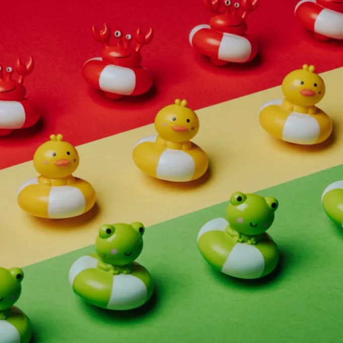 Wasserball – Enten auf Schwimmausflug