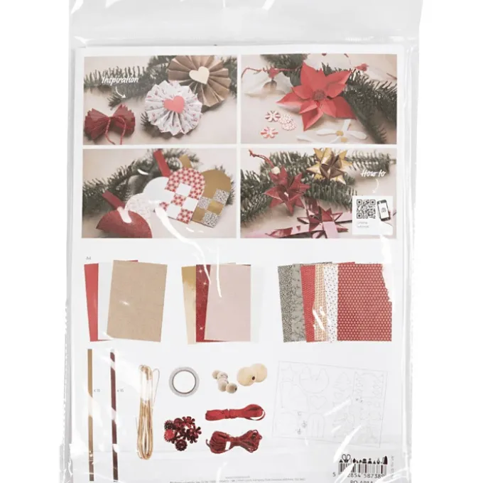 Weihnachtsbasteln mit Papier - klassisch