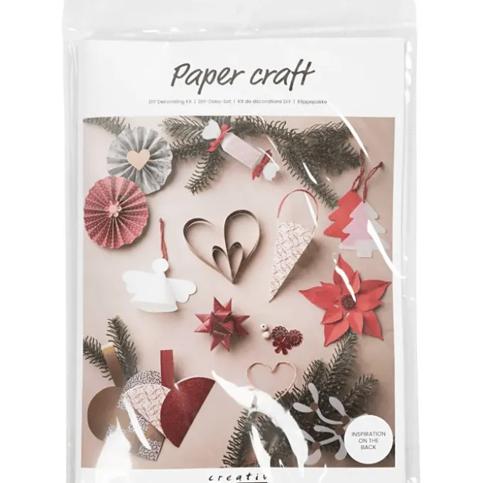 Weihnachtsbasteln mit Papier - klassisch