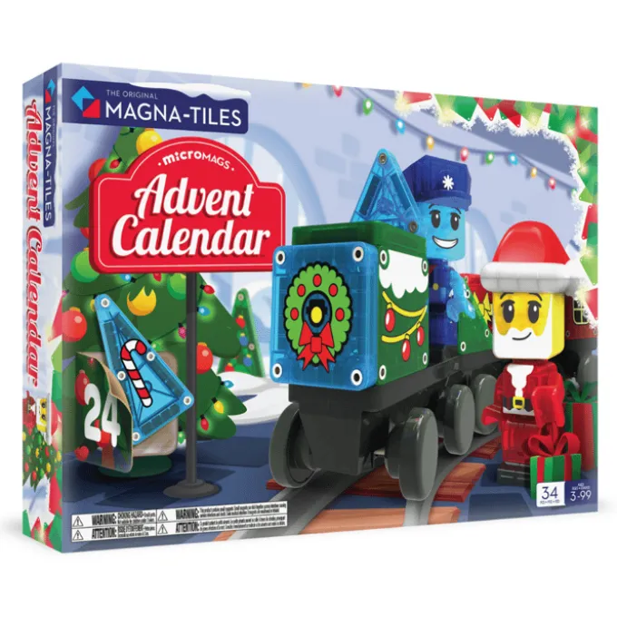 Weihnachtskalender Magna-Tiles | microMAGS, 34 Stk