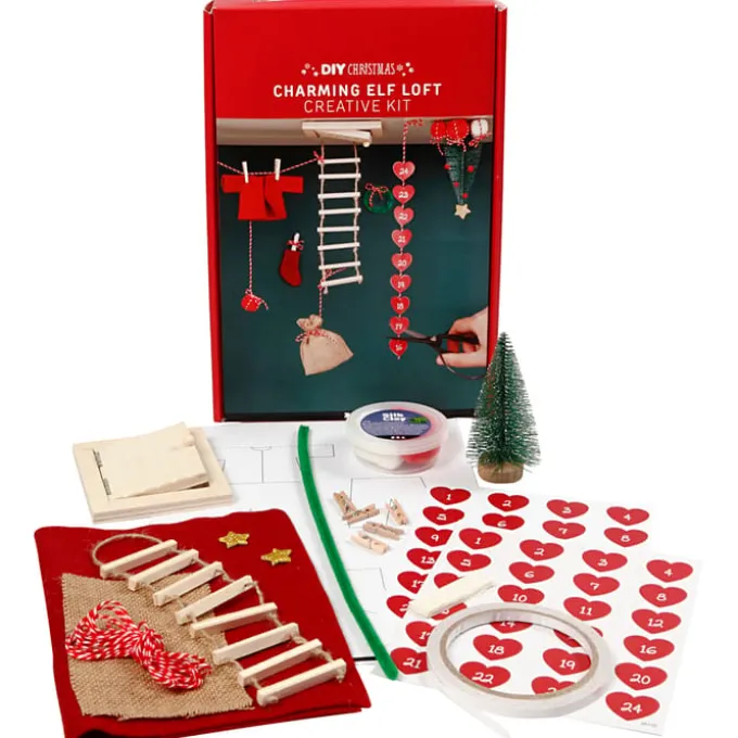 Weihnachtsluke basteln