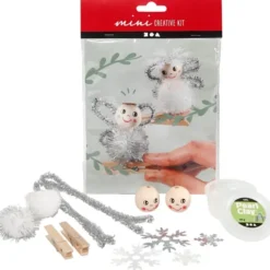 Weihnachtstütchen - Engel auf Wäscheklammern