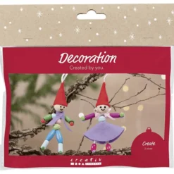 Weihnachtstüte -Kleine Weihnachtsmännchen, 2 Stk.