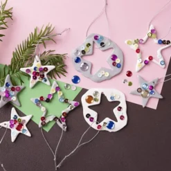 Weihnachtstüte - Sterne aus Ton