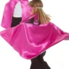 Wendbares Superheldencape, pink/silber (3-7 J.)
