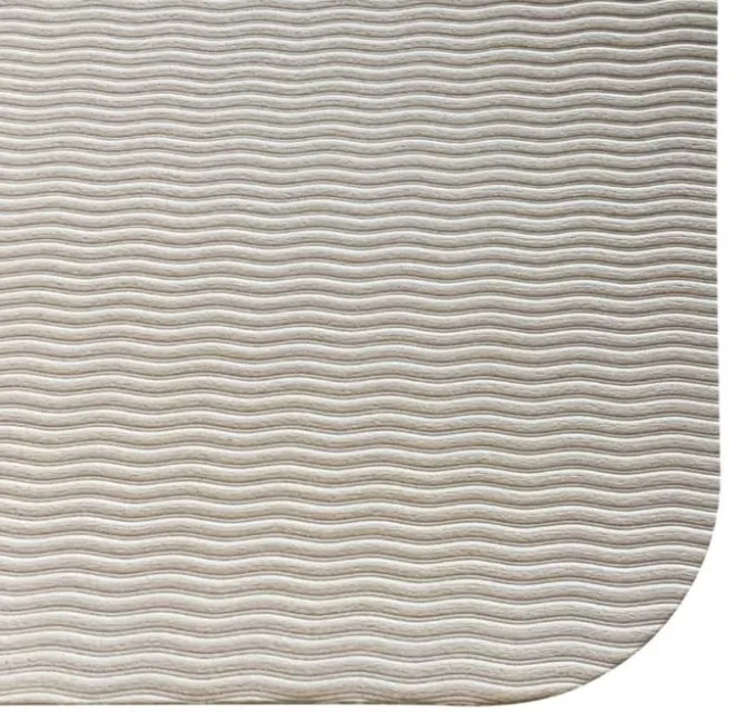 Yogamatte 183 x 61 cm - blau/grau