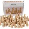Zum Bemalen - Holzfiguren, 90 Stk.