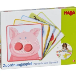 Zuordnungsspiel - Kunterbunte Tierwelt